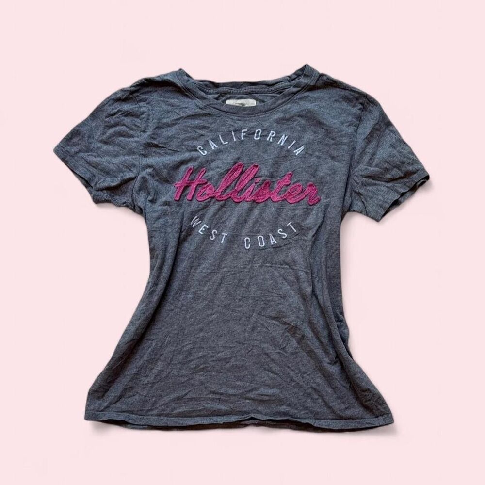 Hollister-co Women's Grey T-shirt